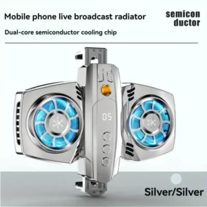 Metallic Silver Mobile Phone Radiator
