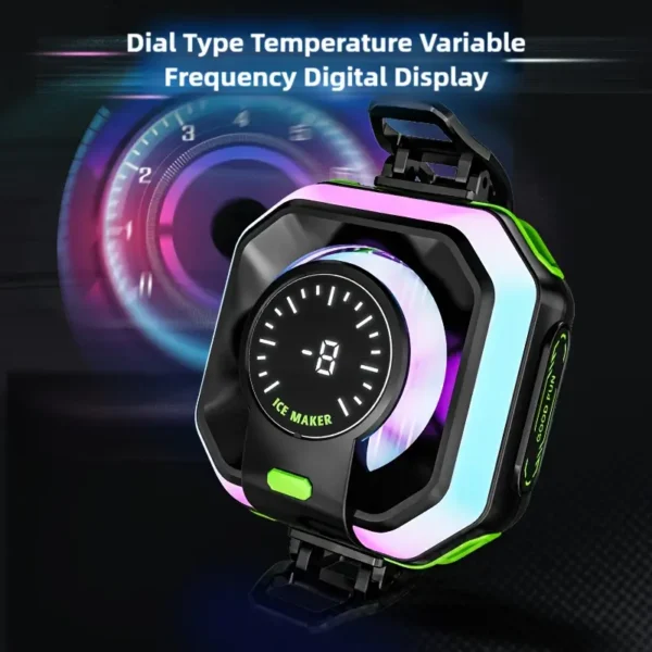 Ice Black AI Magnetic Dual Fan Radiator