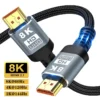 8K Cable 2.1 Ultra HD Braided